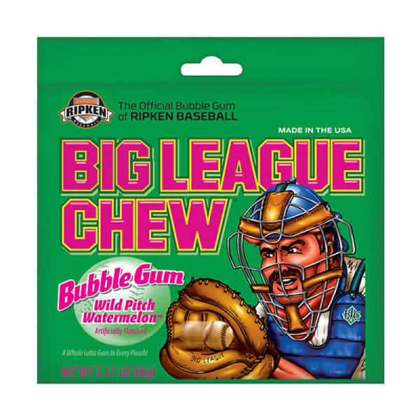Big League Chew Bubble Gum Wild Pitch Watermelon 60g