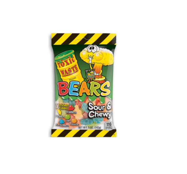 Toxic Waste Sour & Chewy Bears 142gr