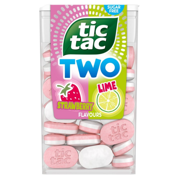 Tic Tac Two Strawberry & Lime 38g