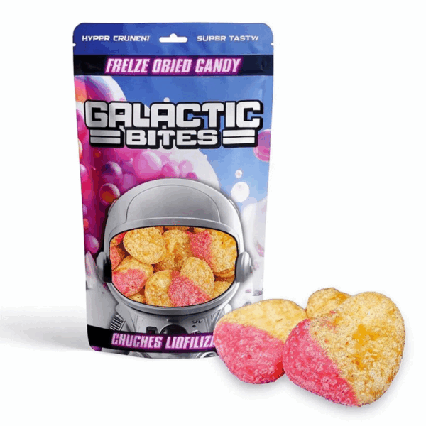 Galactic Bites Corazón Melocotón 50gr