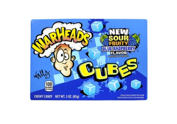 Warheads Cubes Blue Raspberry 85g