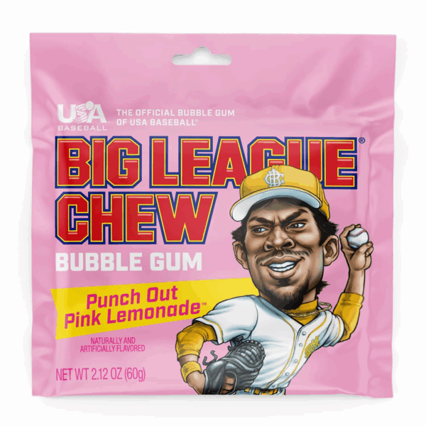 Big League Chew Pink Lemonade 60gr