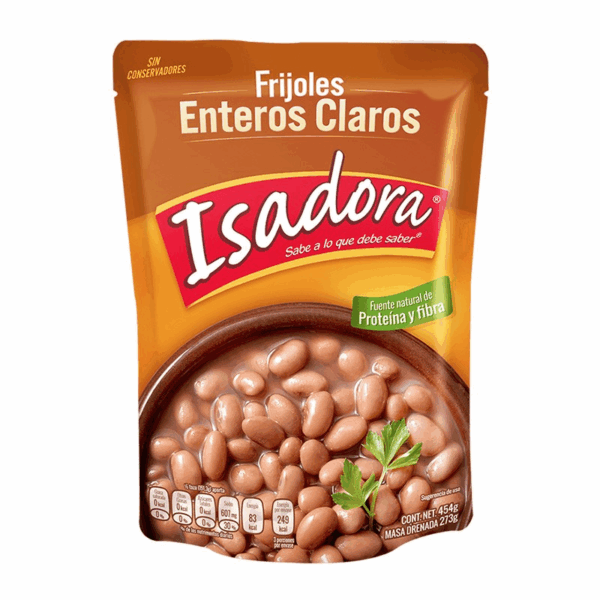 Isadora Frijoles Claros Enteros 454gr