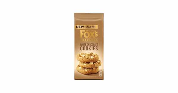 Fox's White Chocolate Cookies 180gr