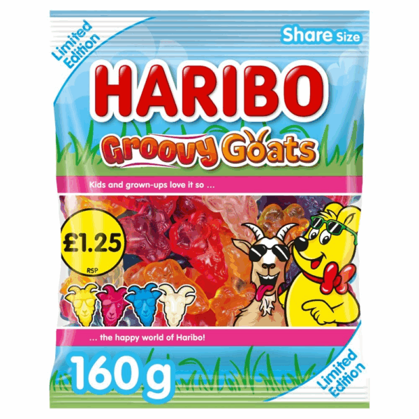 Haribo Groovy Goats 160gr