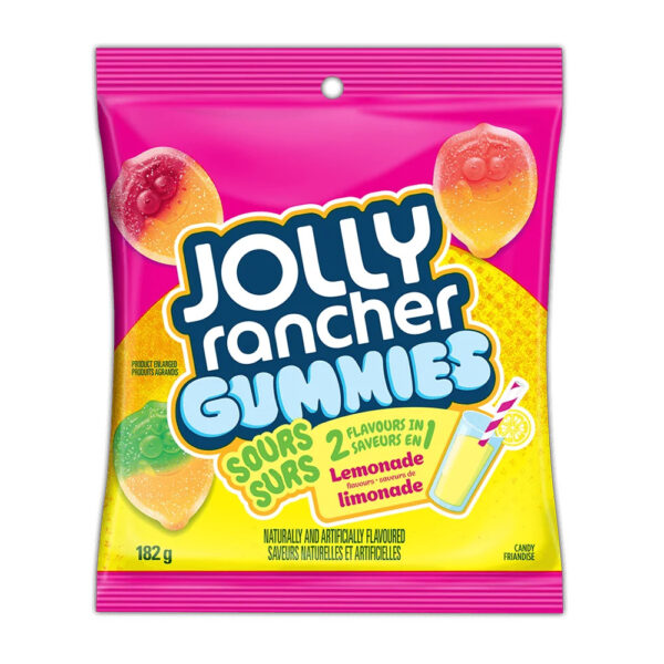 Jolly Rancher Gummies Sours Lemonade 182gr
