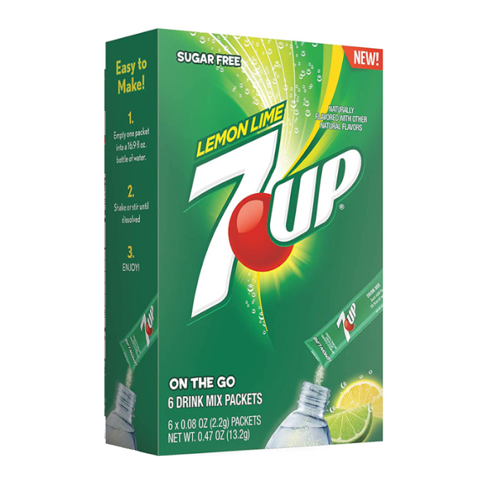 7up Lemon Lime Drink Mix 13.2g