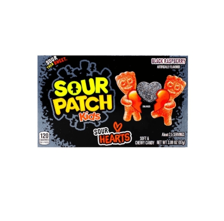Sour Patch Kids Black Raspberry Sour Hearts 87g