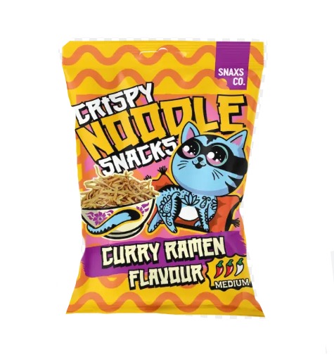 Snaxs Co Crispy Noodles Snacks Curry 60g