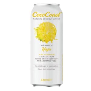 CocoCoast Natural Coconut Water Yuzu 320ml
