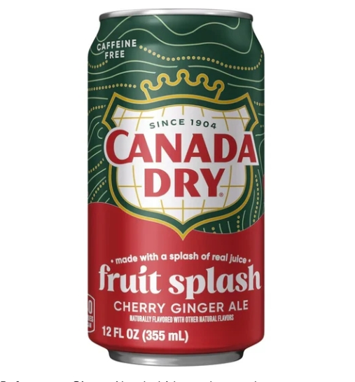 Canada Dry Fruit Splash Cherry 355ml