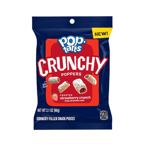 Pop Tarts Crunchy Poppers Frosted Strawberry Crunch 60g