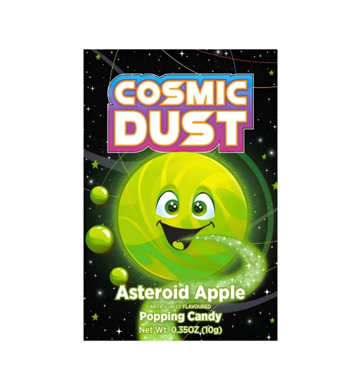 Cosmic Dust Asteroid Apple Popping Candy 10g