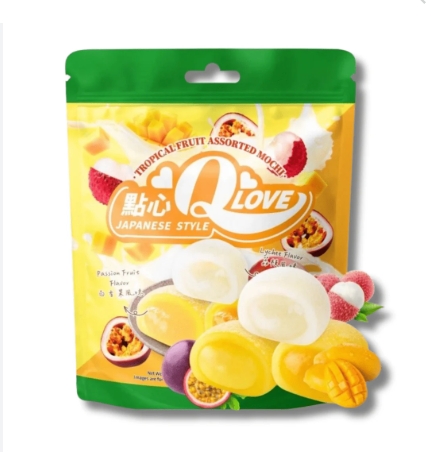 Q Love Mochi Tropical Fruit 120g