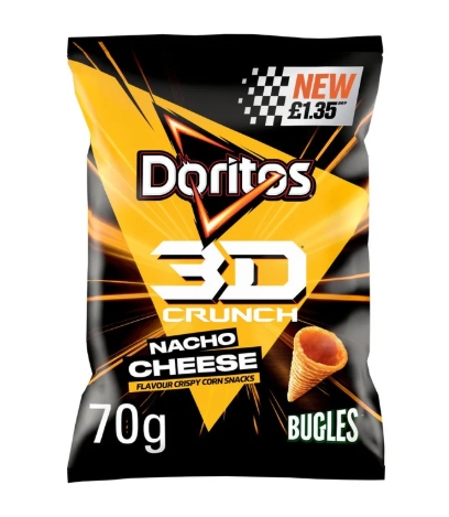 Doritos 3D Crunch Nacho Cheese 70g