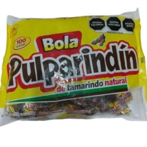Pulparindín de tamarindo natural 550g 100 piezas