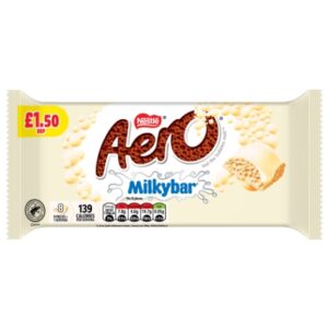 Aero Milkybar Block 90g