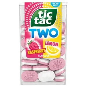 Tic Tac Two Raspaberry & Lemon 38g