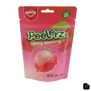Amos PeelerzGummy Raspberry 65g